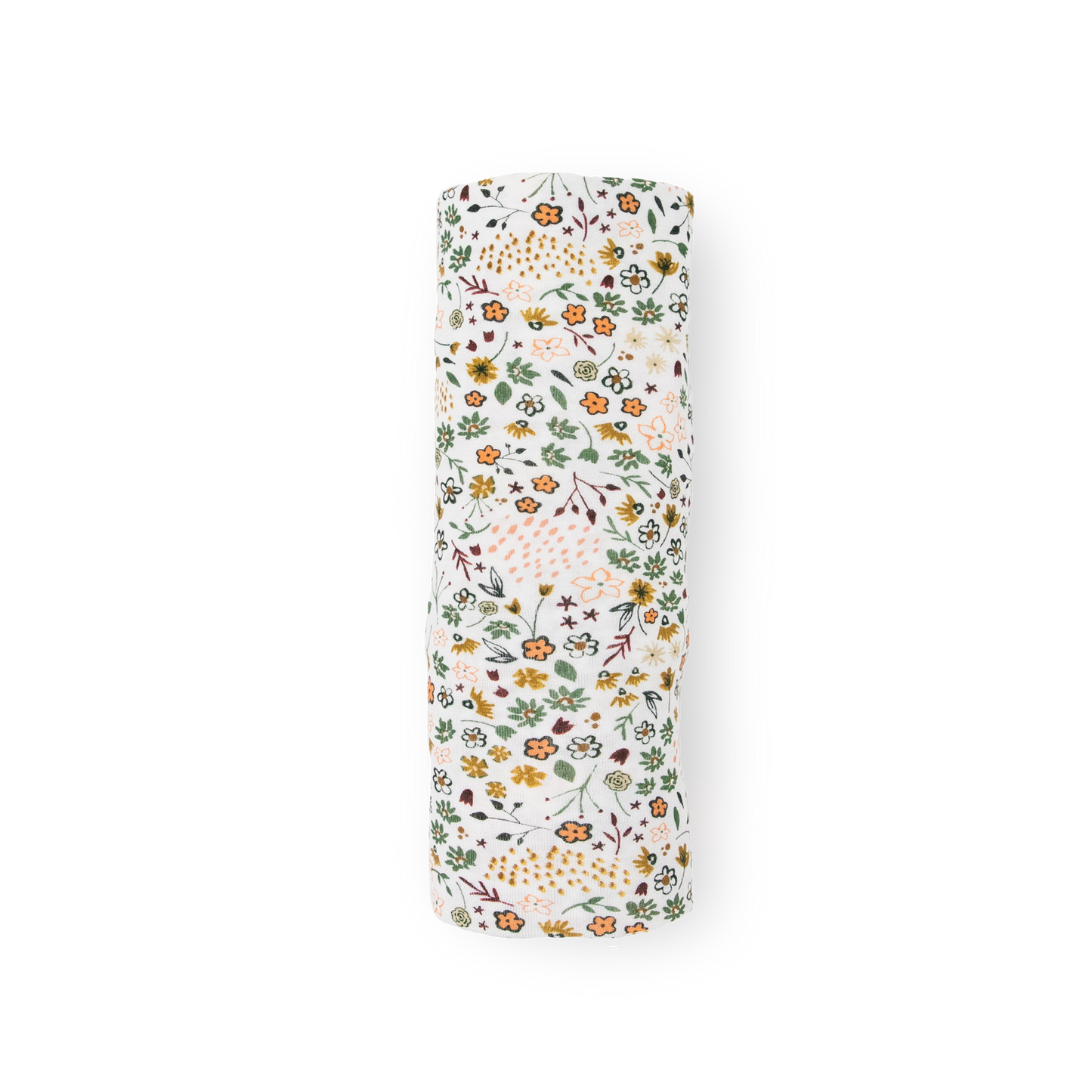 Little Unicorn Stretch Knit Swaddle Blanket-Pressed Petals