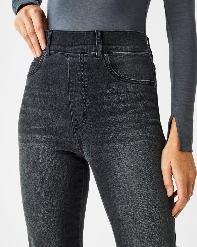 Spanx Straight Leg Jeans-Vintage Black