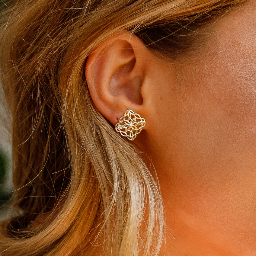 Natalie Wood Designs "Bloom" Stud-Silver