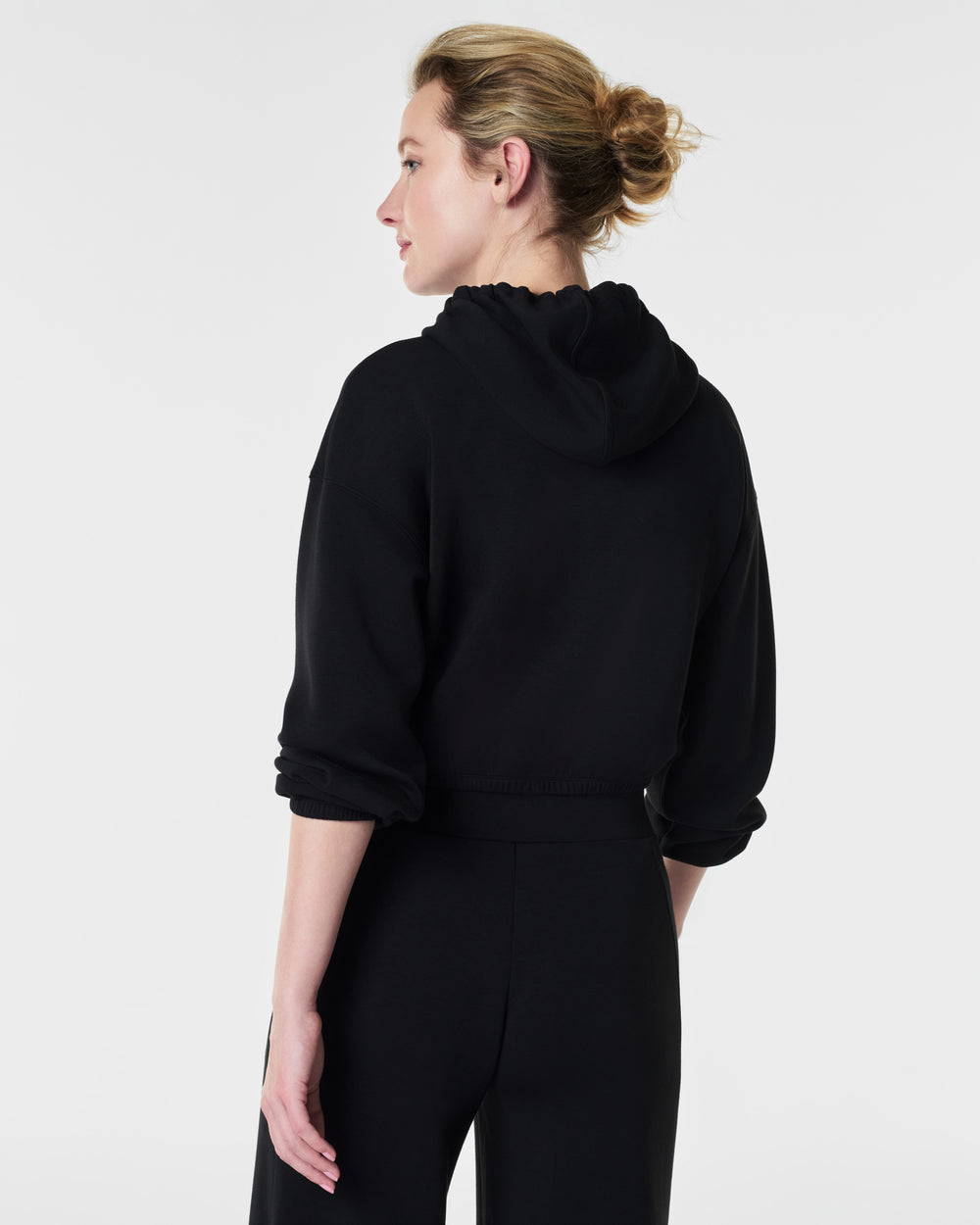 Spanx AirEssentials Cinched Hoodie- Very Black