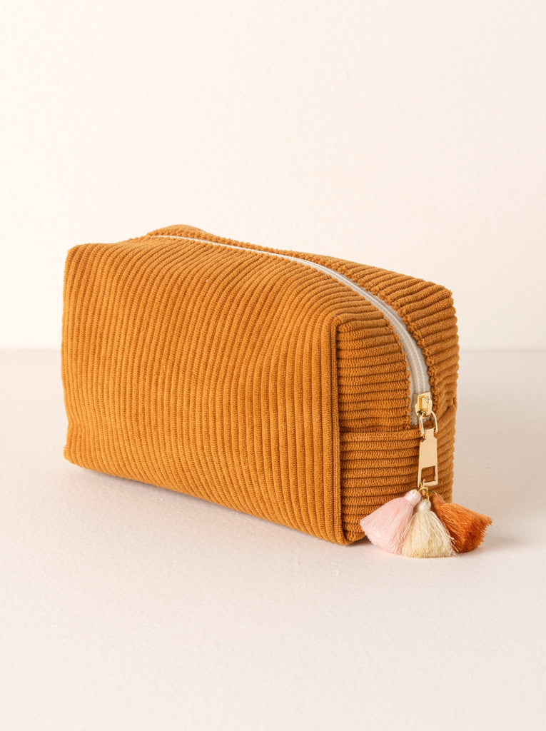 Shiraleah "Roux" Boxy Zip Pouch-Sunflower