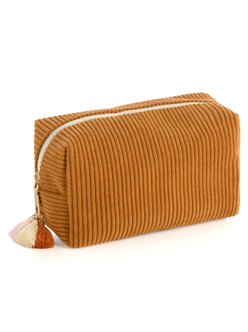 Shiraleah "Roux" Boxy Zip Pouch-Sunflower