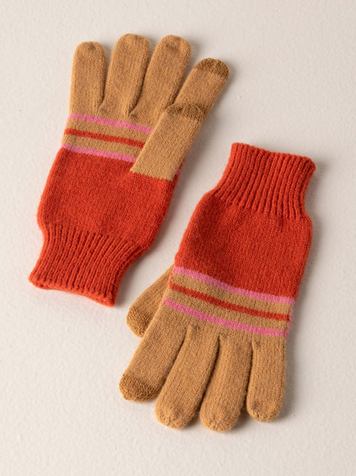 Shiraleah "Rory" Touchscreen Gloves-Rust