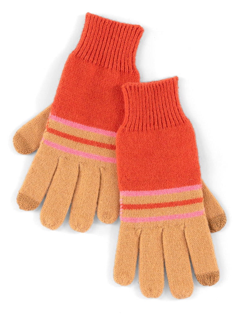 Shiraleah "Rory" Touchscreen Gloves-Rust