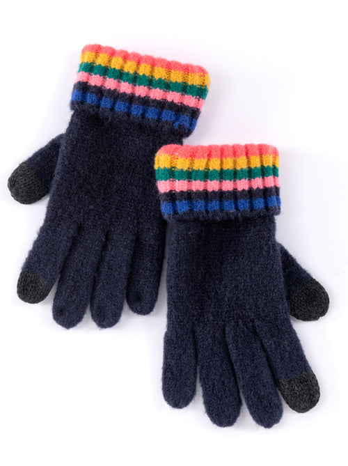 Shiraleah "Ronen" Touchscreen Gloves-Navy
