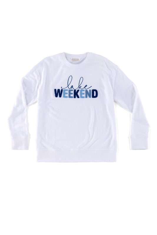 Shiraleah "Lake Weekend" Sweatshirt -White