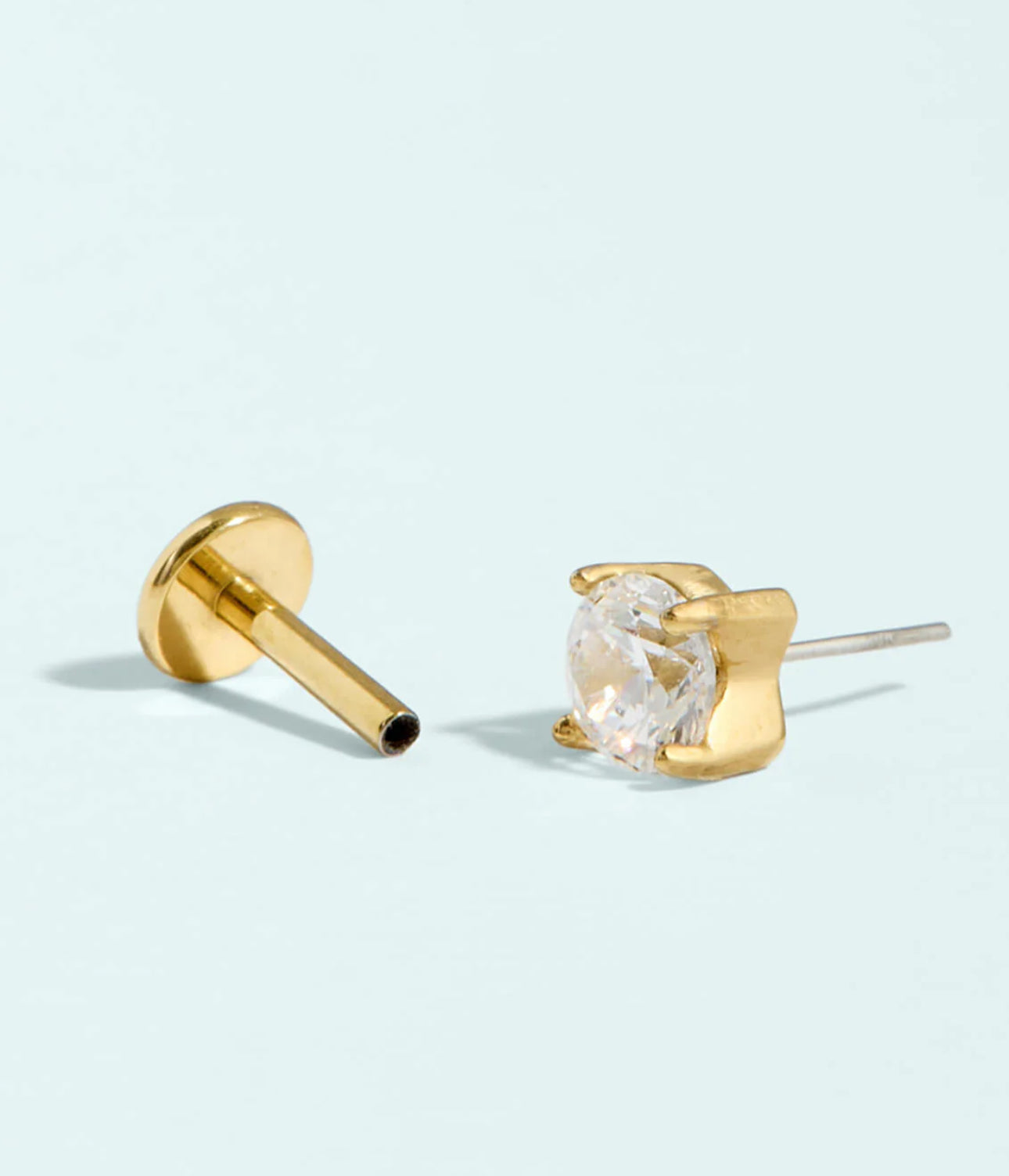 Spartina 449 SP Spot On Flat Back Stud Earrings-Crystal