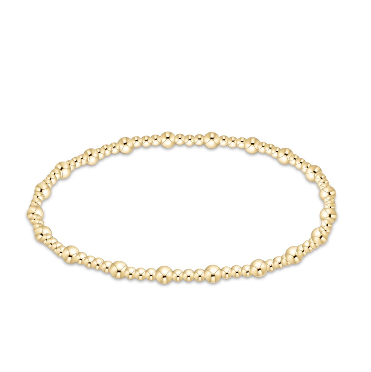 Enewton “Classic Sincerity" Pattern 3mm Bracelet-Gold