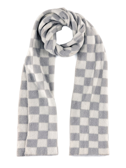 Shiraleah "Tanner" Scarf-Grey Checker