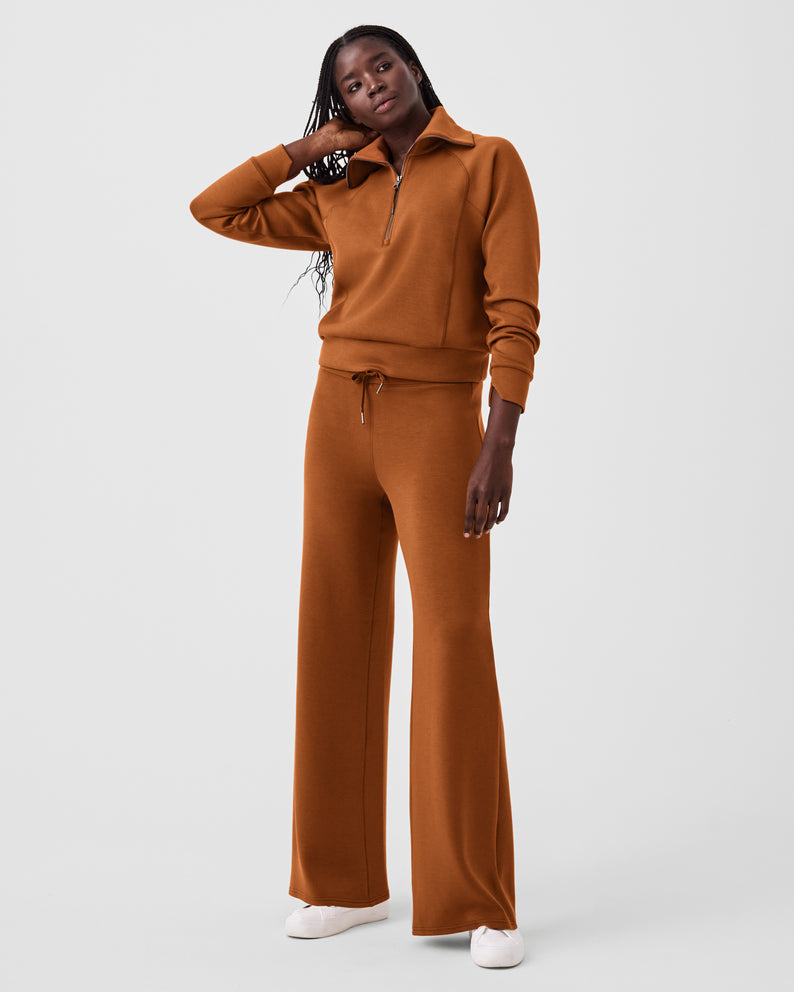 Spanx Air Essentials Wide Leg Pant- Butterscotch