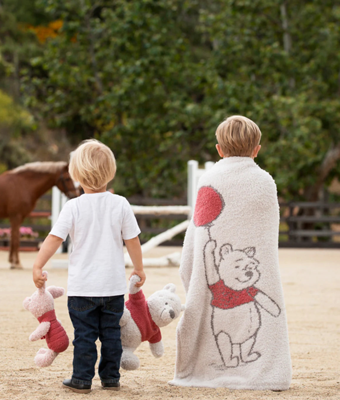Barefoot Dreams "Winnie the Pooh" Baby Blanket- Almond