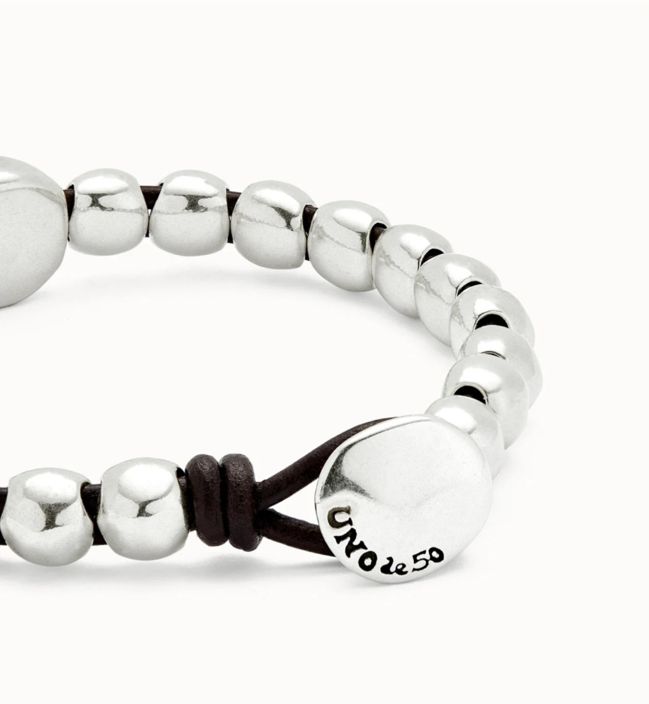 Uno de 50 "Be Fearless" Bracelet-Silver