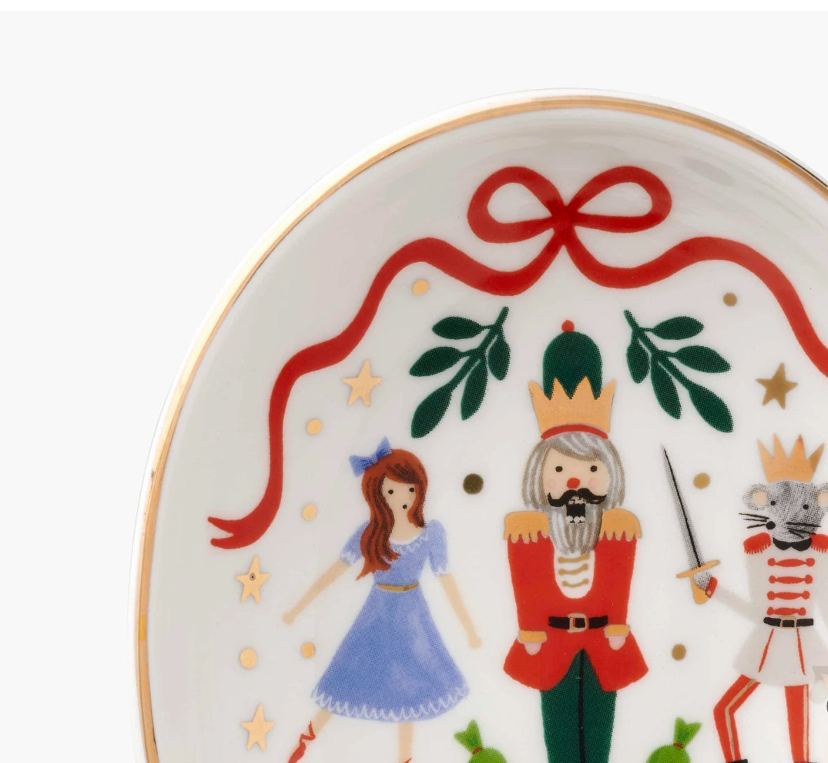 Rifle Paper Co. "Nutcracker" Porcelain Spoon Rest