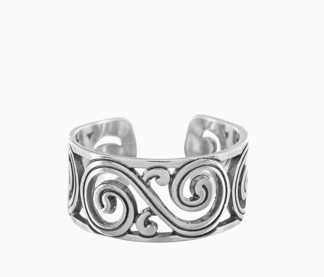 Brighton Christo Barcelona Narrow Ring-Silver