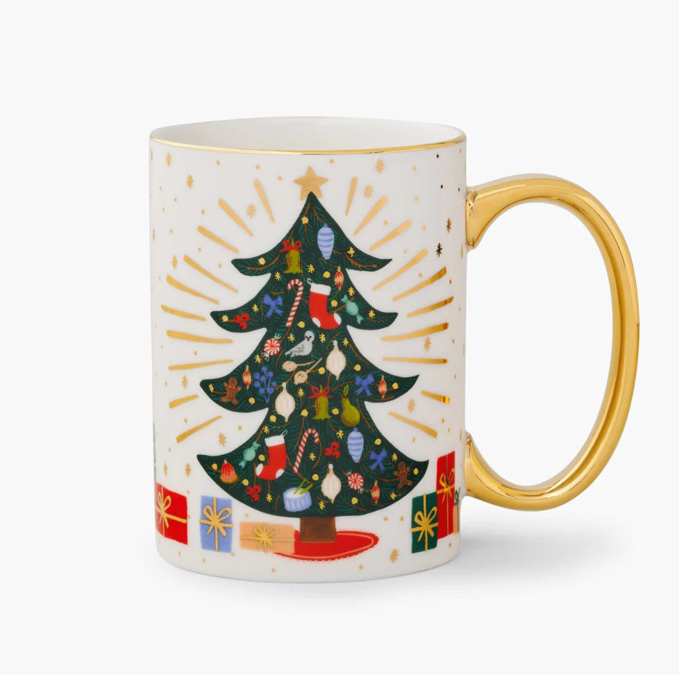 Rifle Paper Co. "Holiday Tree" Porcelain Mug