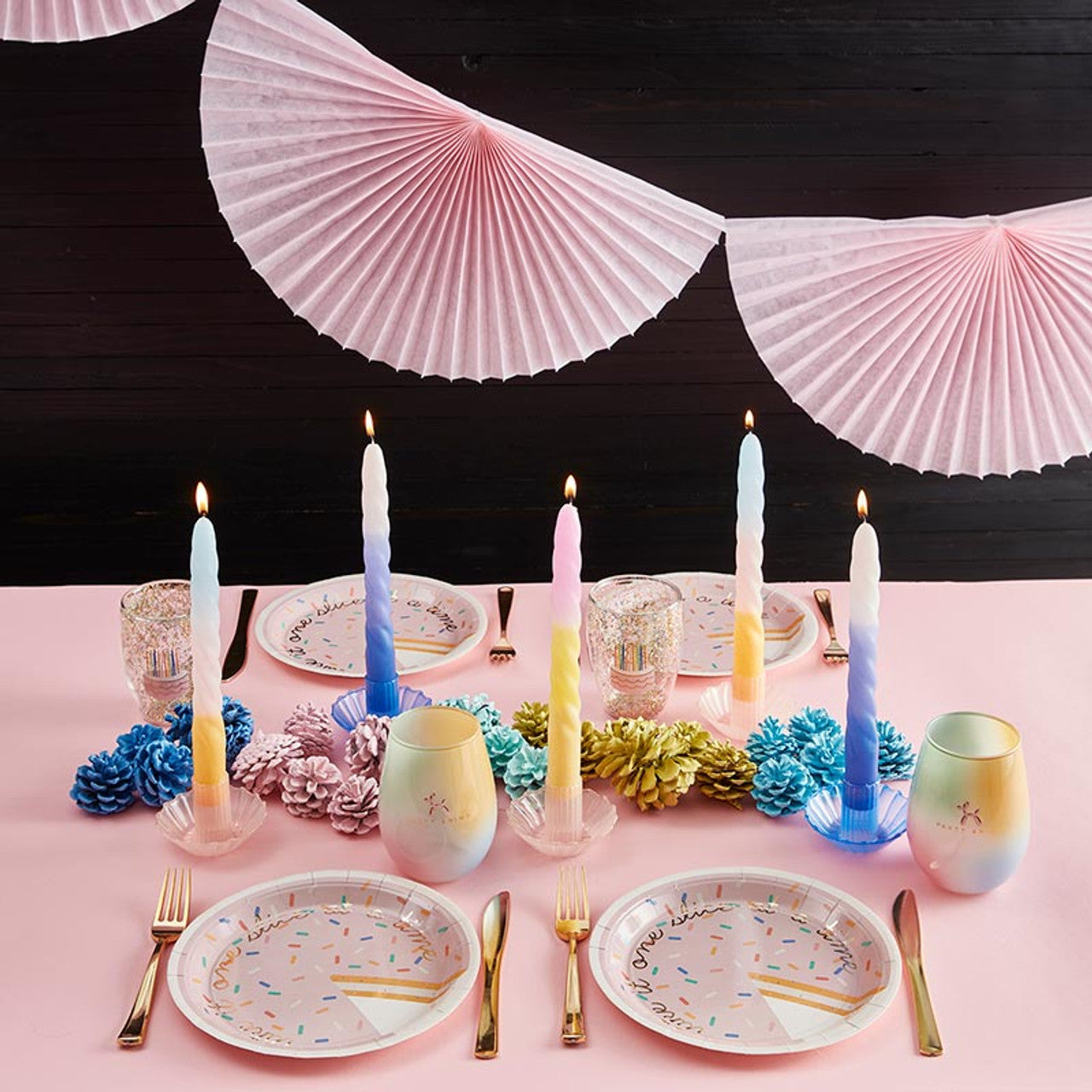 Slant "One Slice" Paper Plates-12ct