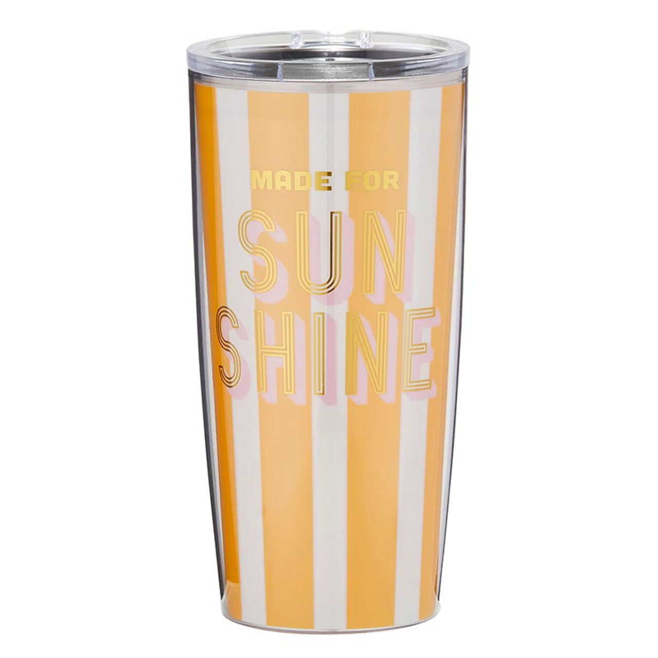 Slant Double-Wall Skinny Tumbler - Sunshine