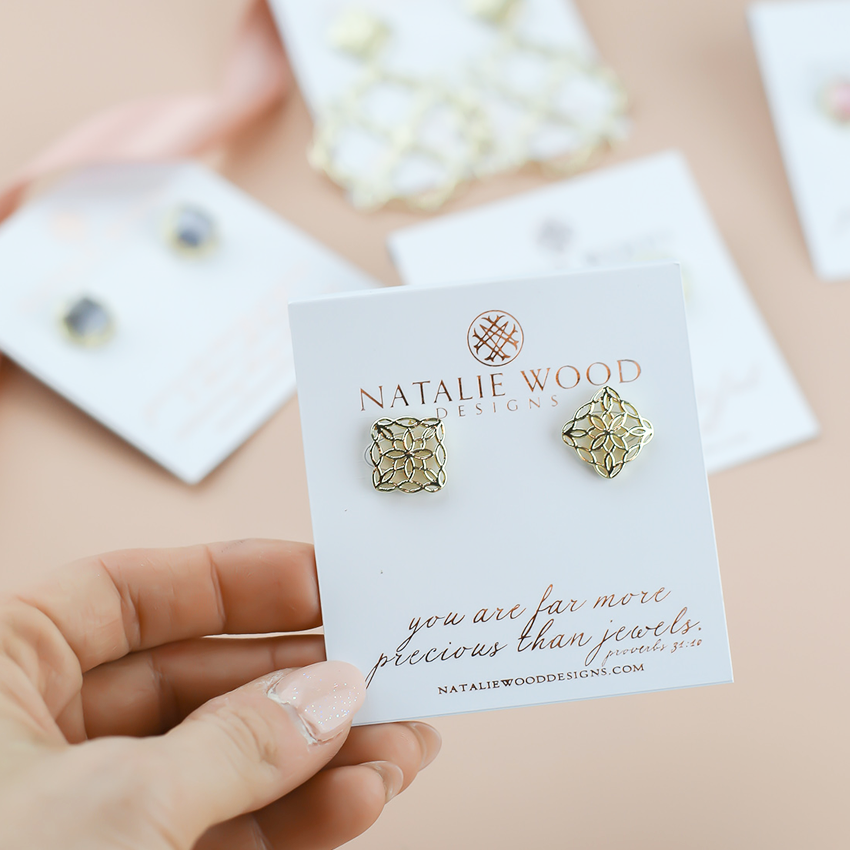 Natalie Wood Designs "Bloom" Stud-Silver