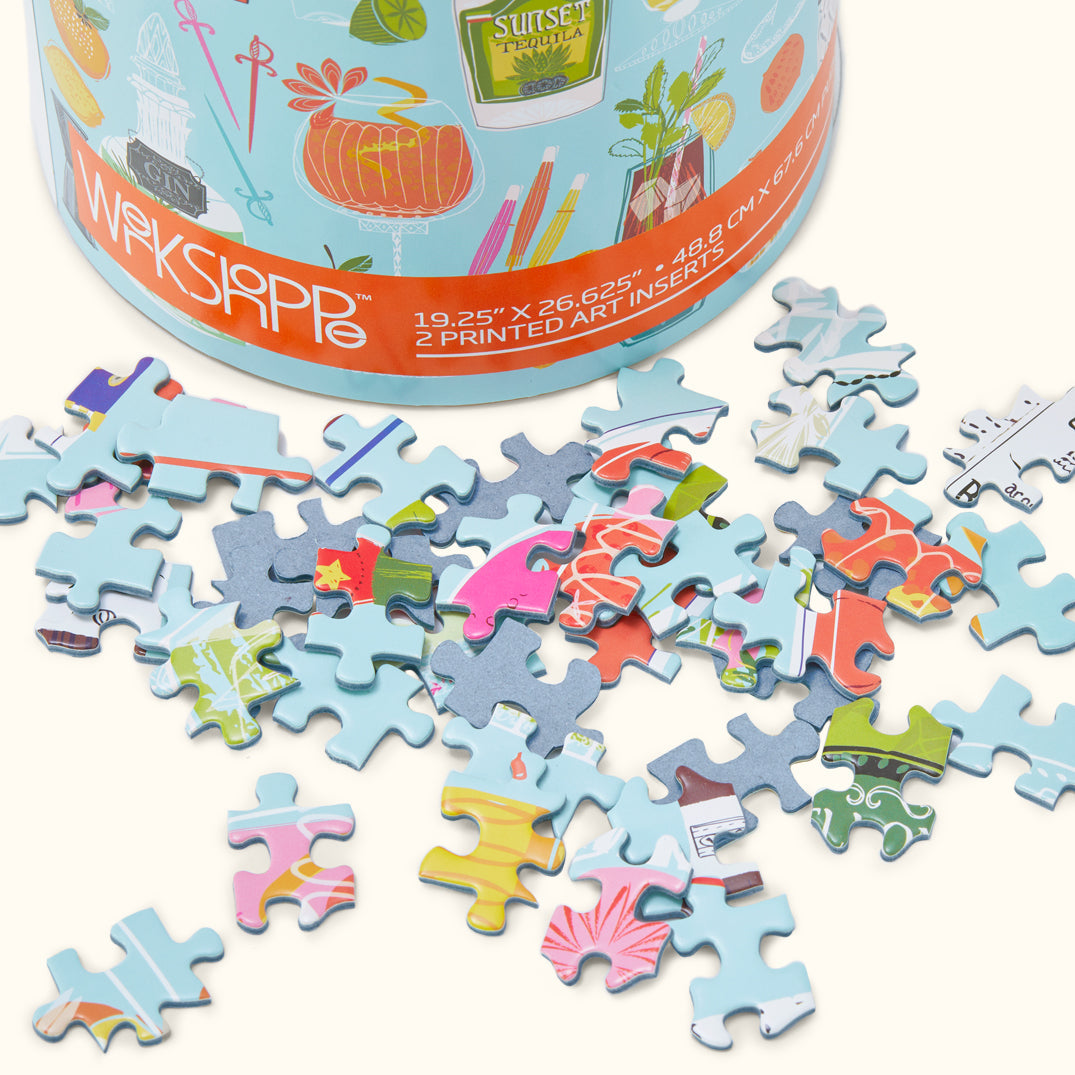 WerkShoppe “5 O'Clock Somewhere” 1000 Piece Puzzle