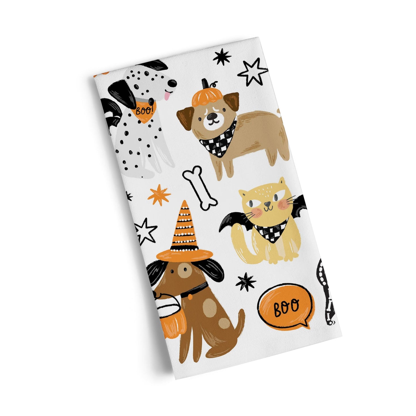 WerkShoppe “Pumpkin Patch” 100% Cotton Tea Towel