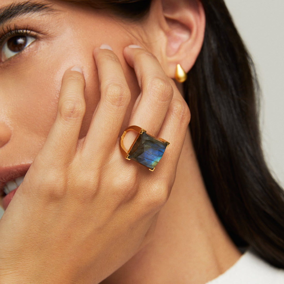 Dean Davidson Plaza Ring-Labradorite