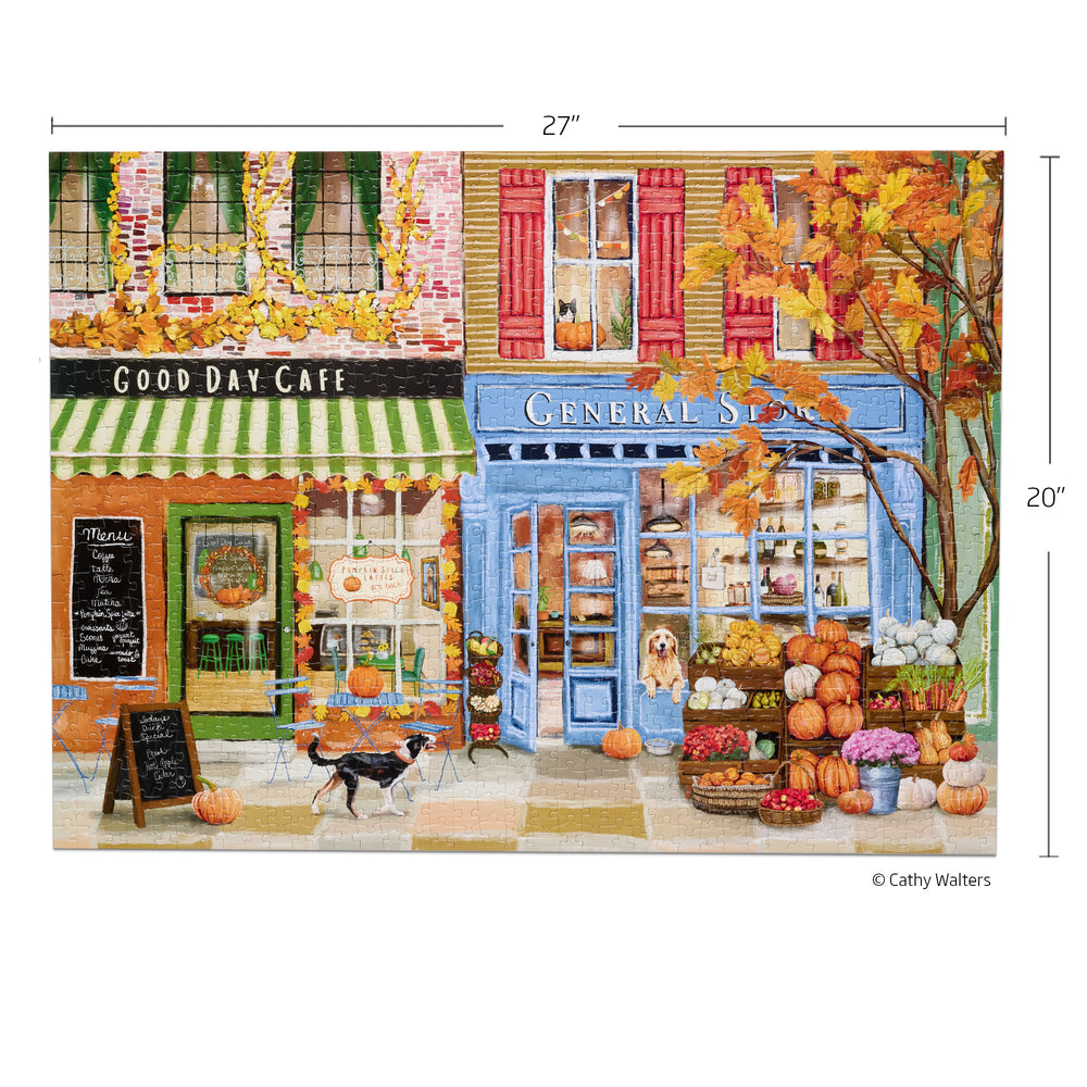 WerkShoppe “Autumn on Main” 1000 Piece Puzzle