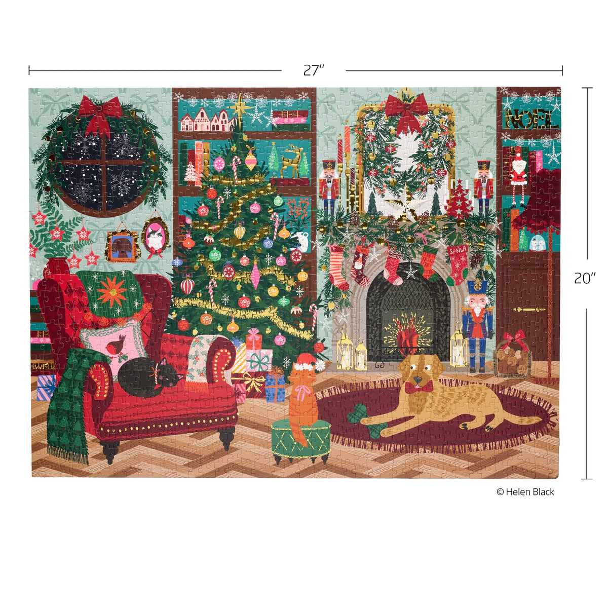 WerkShoppe “Festive Family Room” 1000 Piece Puzzle