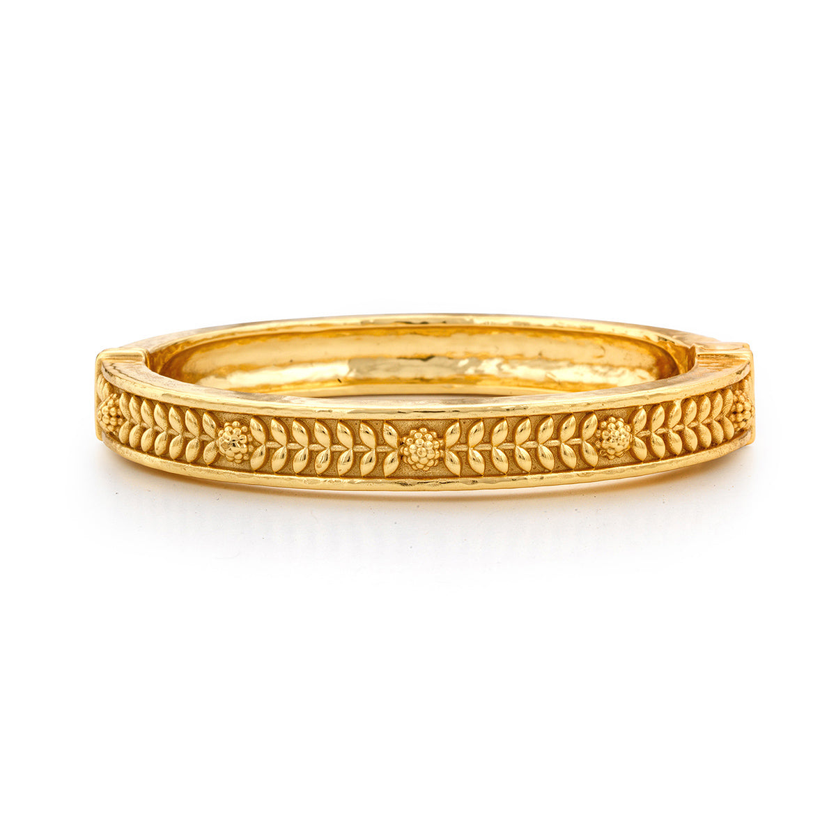 Capucine de Wulf Berry Vine Hinged Bangle-Gold