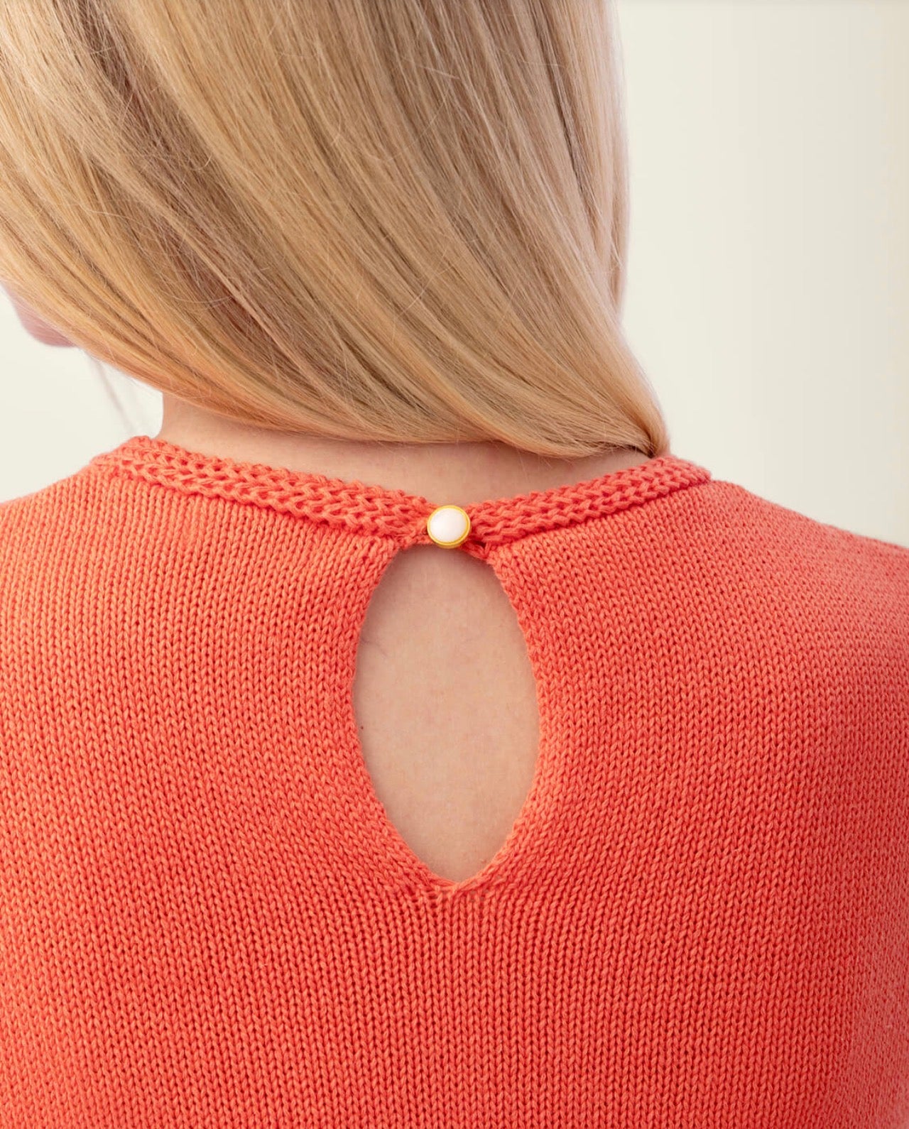 Spartina 449 "Sofia" Fringe Sweater-Emberglow