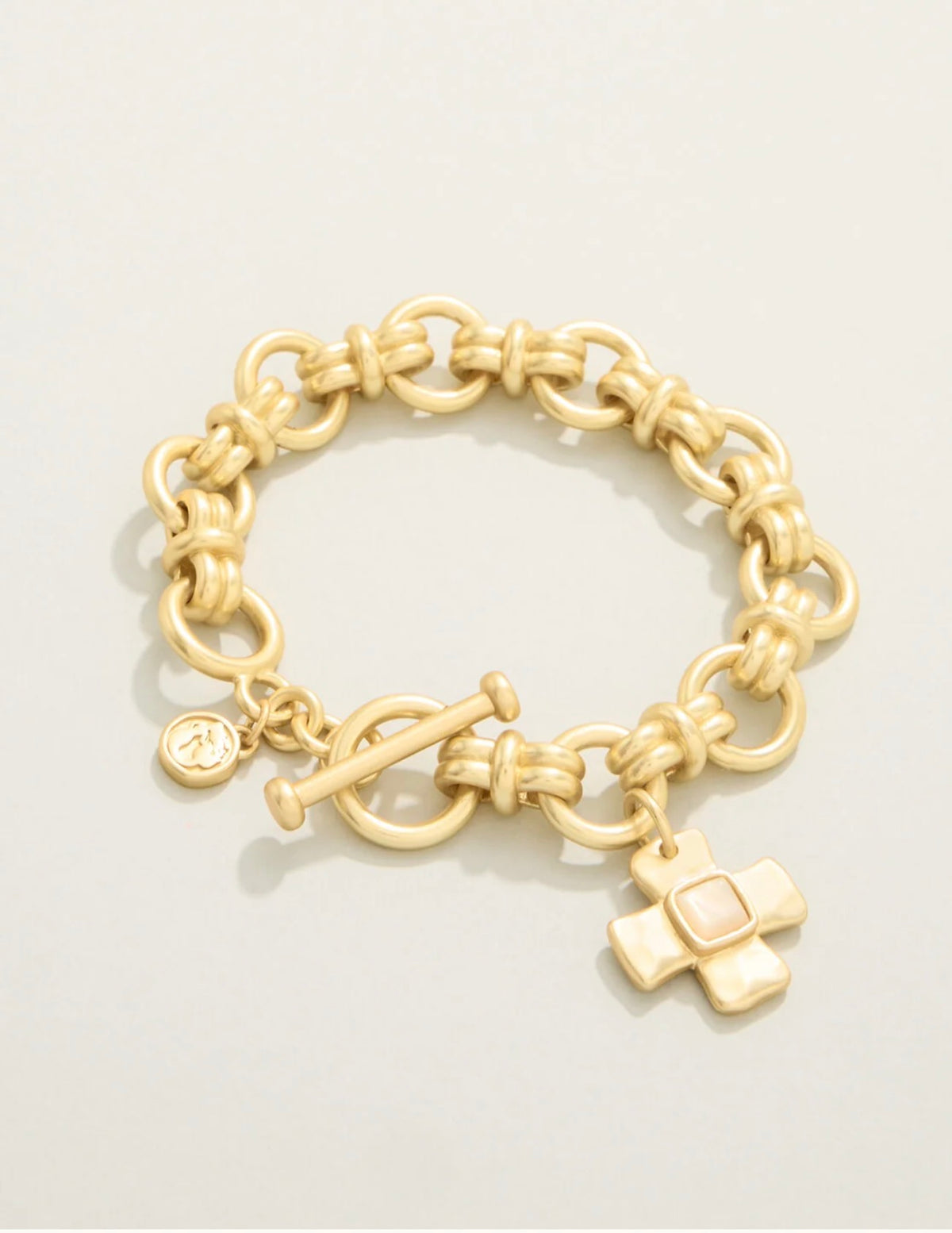 Spartina 449 Affirmation Toggle Bracelet-MOP