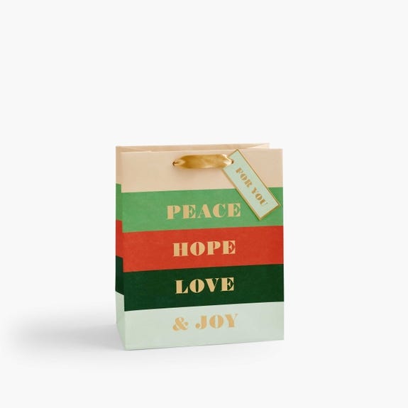Rifle Paper Co. "Peace & Joy" Gift Bags