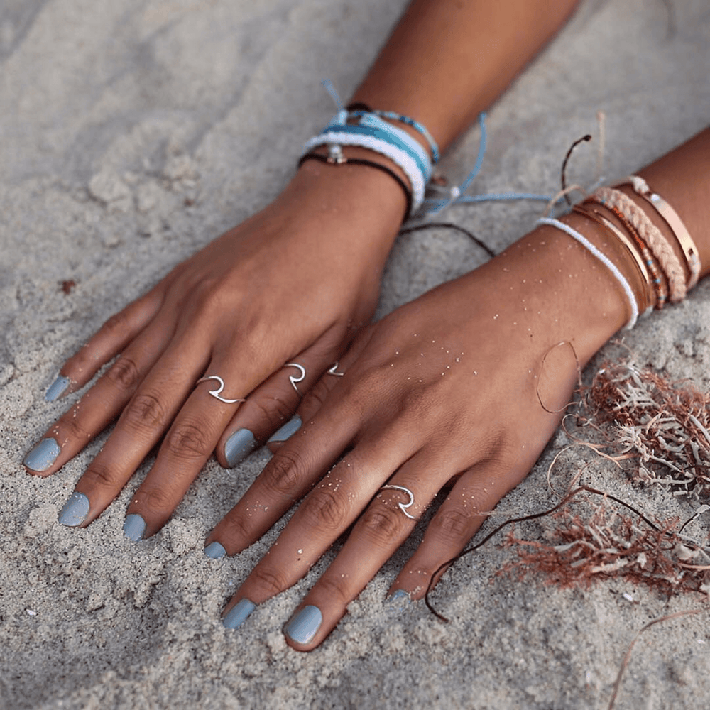 Puravida "Wave" Ring- Silver