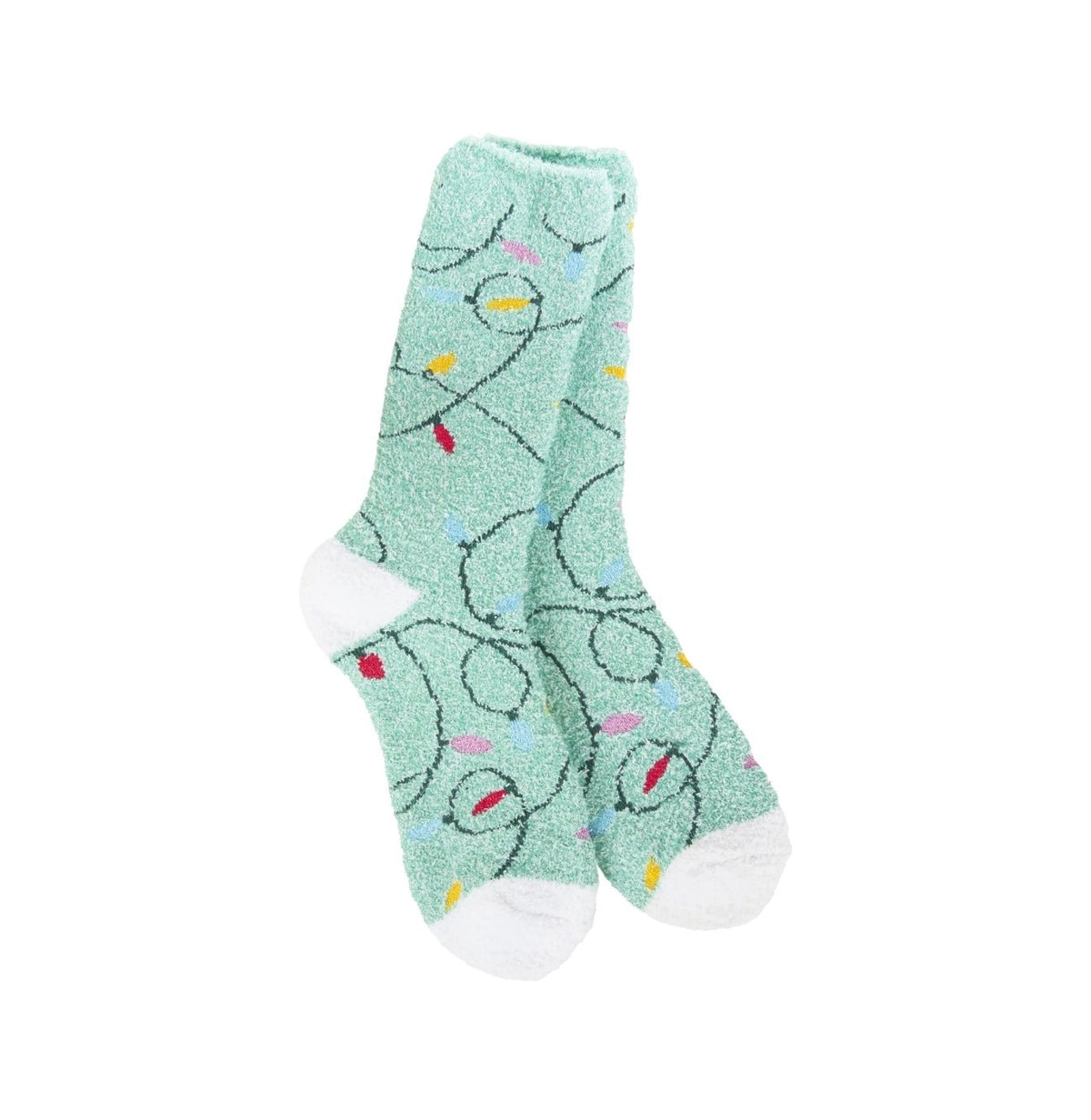 Crescent Sock Co. "Holiday Lights"-Green