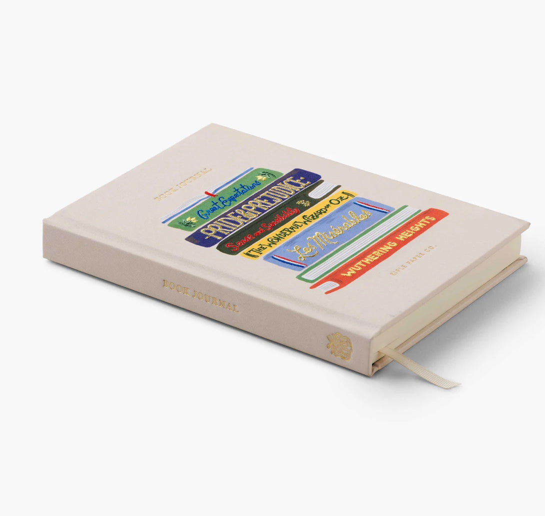 Rifle Paper Co. "Book Club" Embroidered Book Journal