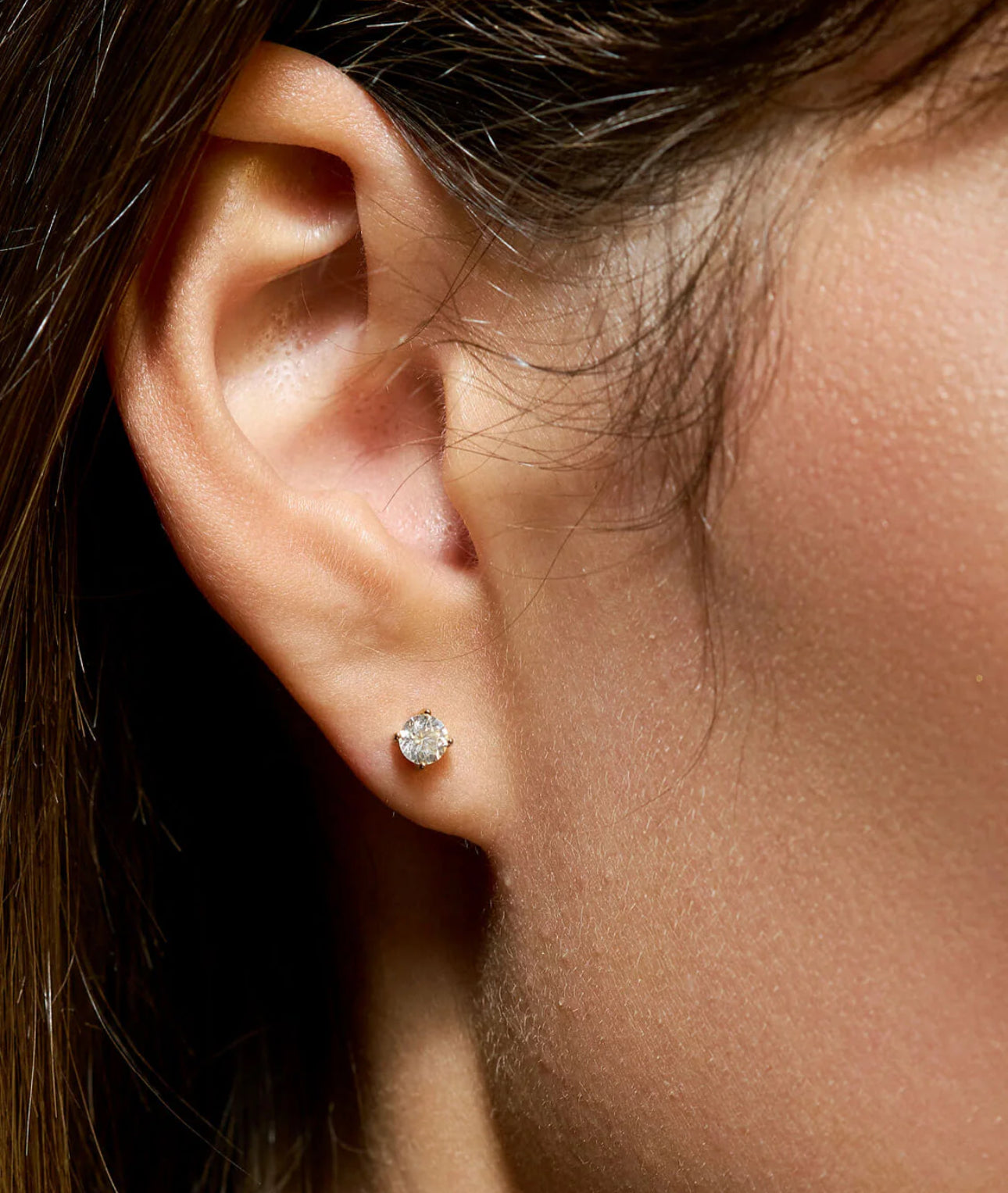 Spartina 449 SP Spot On Flat Back Stud Earrings-Crystal