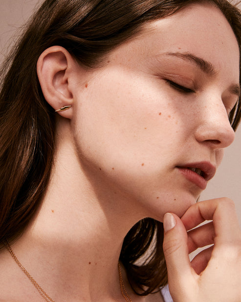 Bryan Anthonys "Made of Lightning" Earrings-Gold