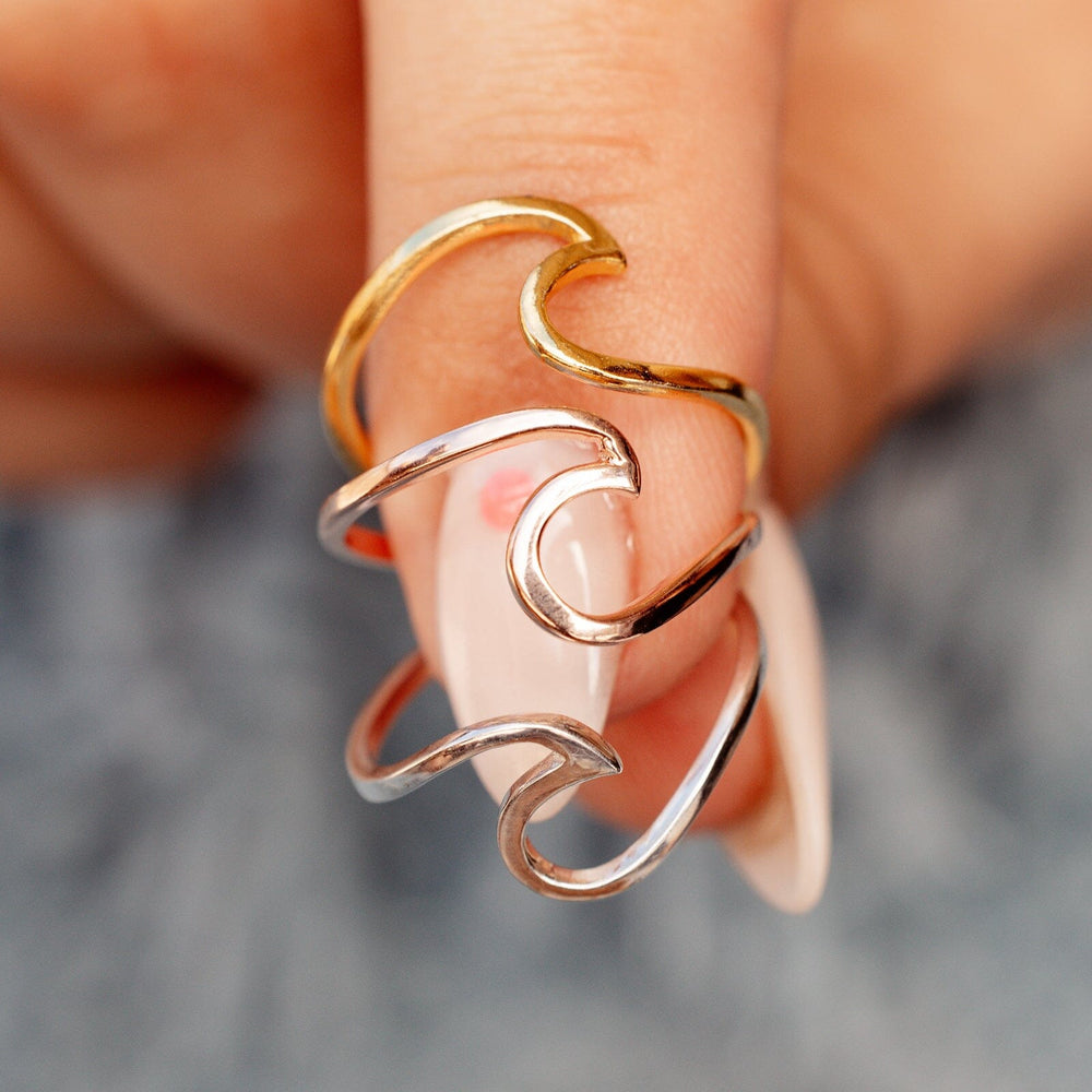 Puravida "Wave" Ring-Gold