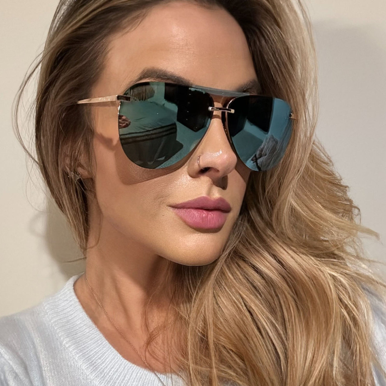 DIFF Eyewear “Tahoe” - Aquatic Awe Aquatic Awe Mirror Sunglasses