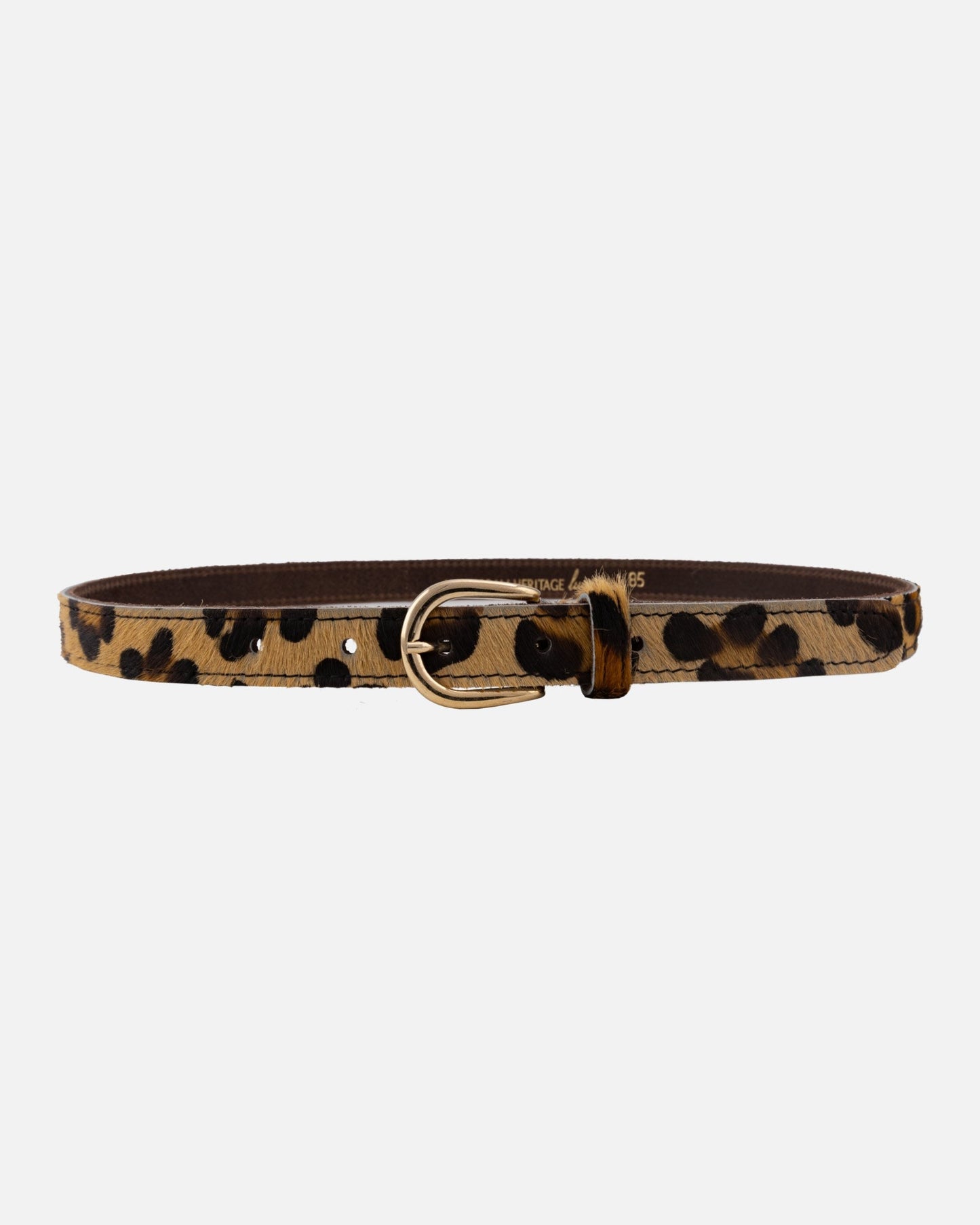 Amsterdam Heritage "Dania" Skinny Cow Hair Belt