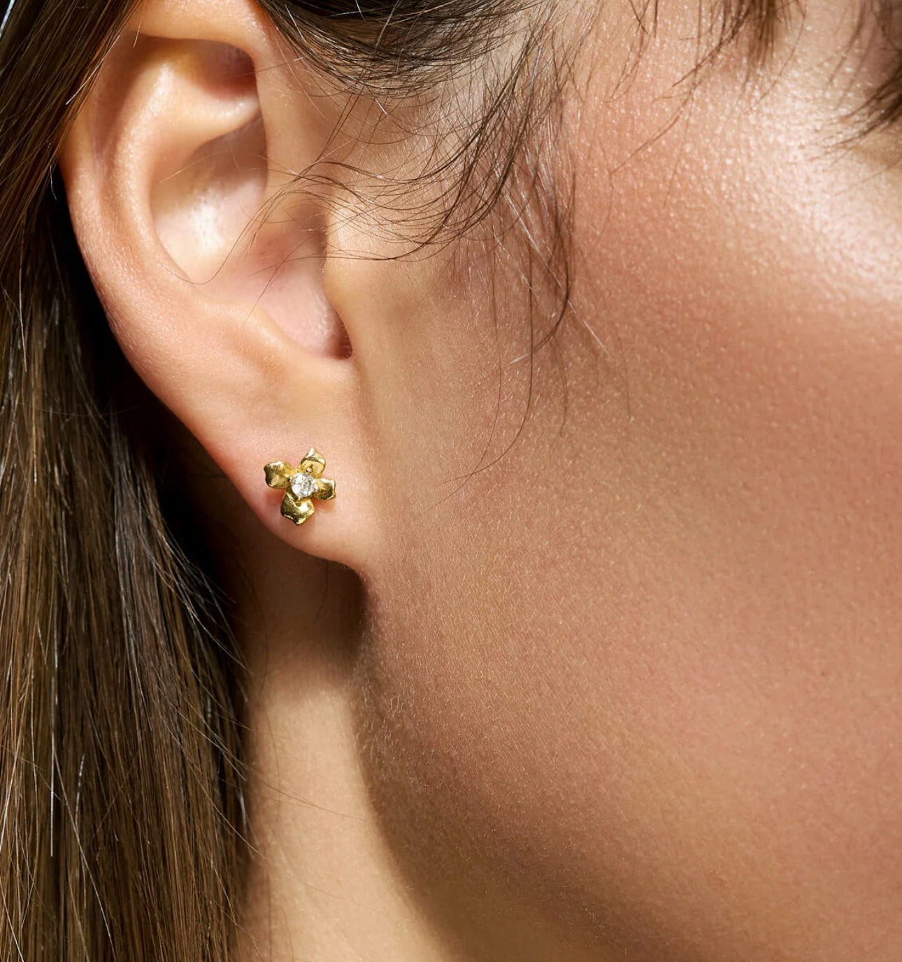 Spartina 449 SP Sweet Bows Stud Earrings-Crystal