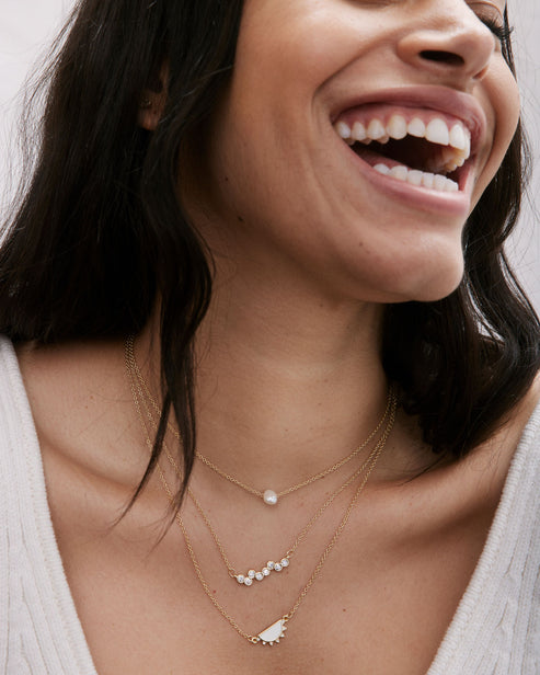 Bryan Anthonys "Mom" Necklace-Gold