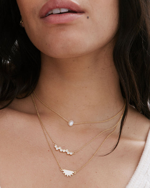 Bryan Anthonys "Mom" Necklace-Gold
