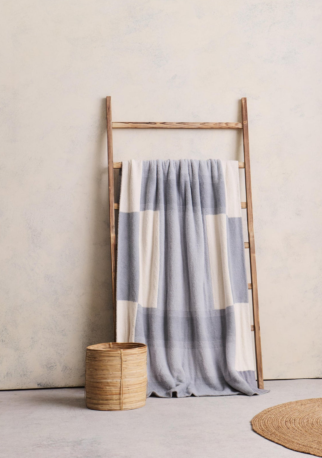 Barefoot Dreams CozyChic® Costa Block Throw - Moonwater Multi