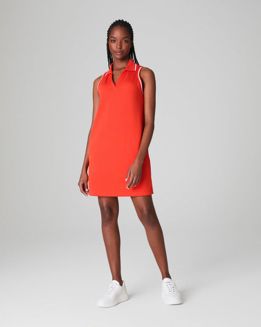 Spanx SPANX® AirEssentials Pique Polo Tank Dress-Poppy