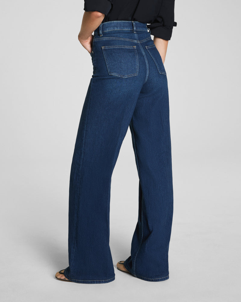 Spanx SPANXshape® Authentic 360 Wide Leg Jeans-Adriatic Blue