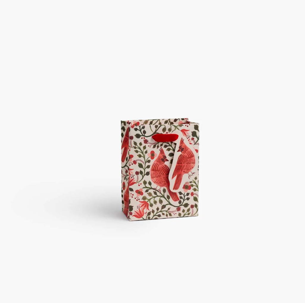 Rifle Paper Co. “Christmas Cardinals" Gift Bags - Available in 3 Sizes