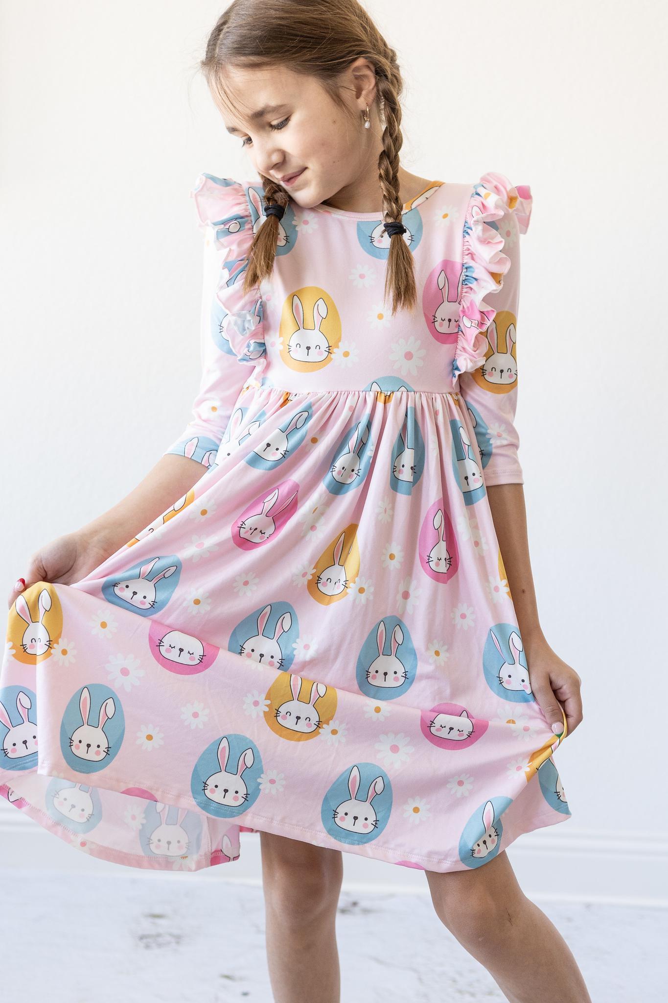 Mila & Rose "Hop 'til You Drop" Ruffle Twirl Dress