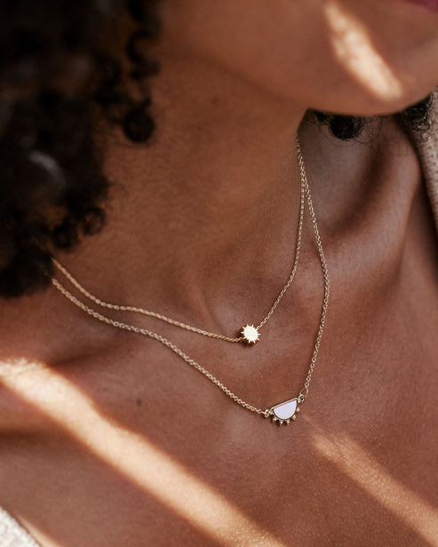Bryan Anthonys "You Are My Sunshine" Icon Necklace-Gold