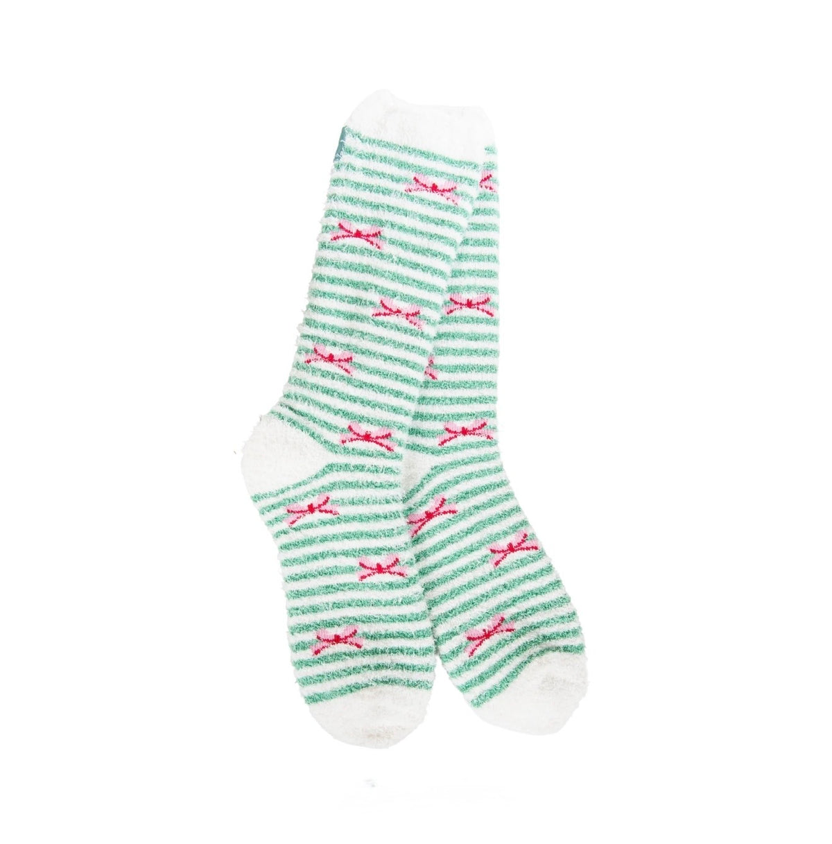 Crescent Sock Co. "Holiday Bow"-Green