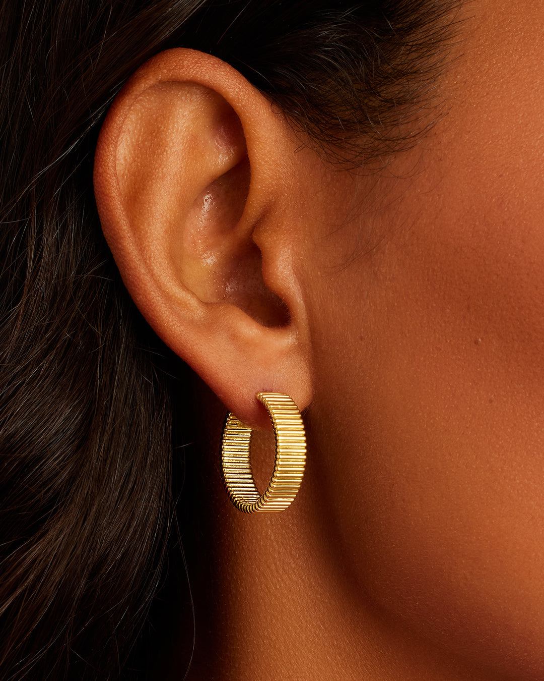 Gorjana Catalina Enamel Hoops-Gold